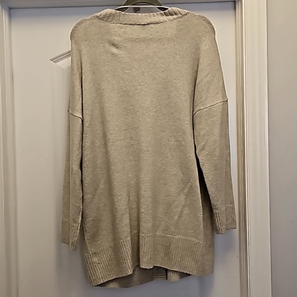 NWOT Torrid size 0 Vegan Cashmere Long Cardigan Oatmeal - Picture 4 of 8